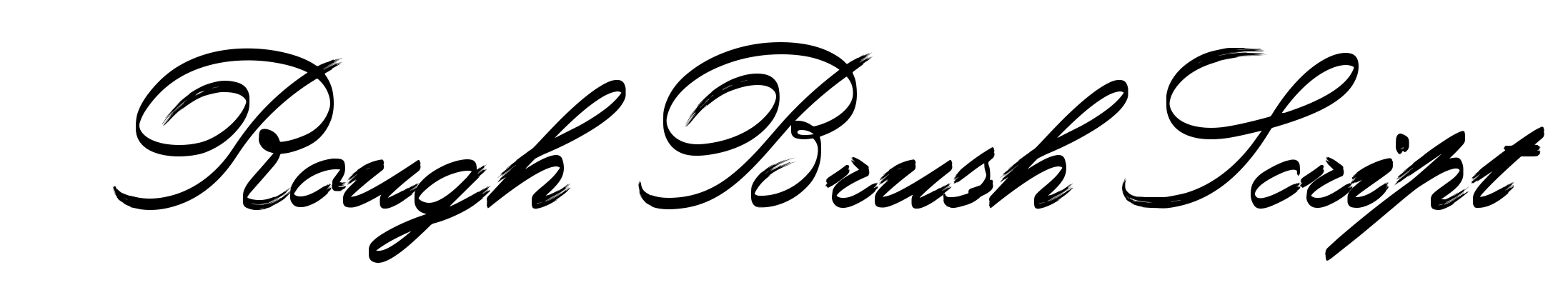Rough Brush Script