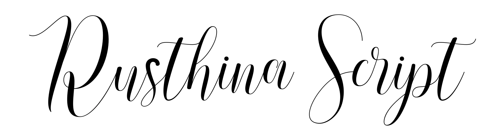 Rusthina Script