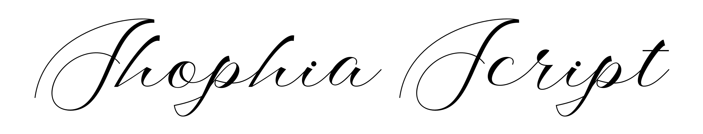 Shophia Script