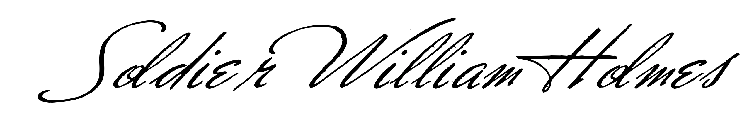 Soldier William Holmes
