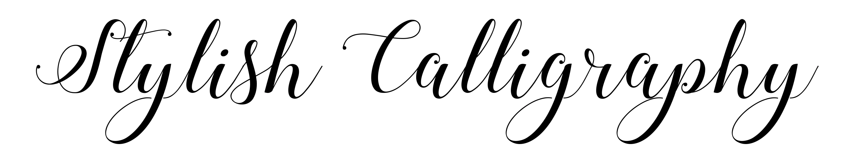 Stylish Calligraphy