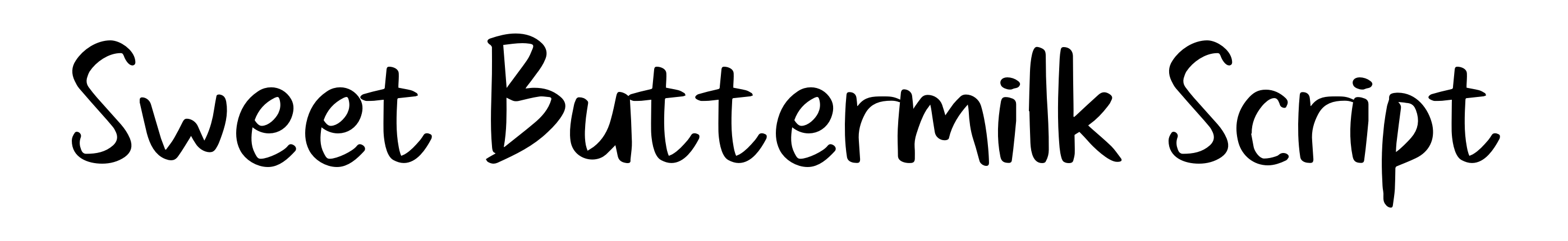 Sweet Buttermilk Script