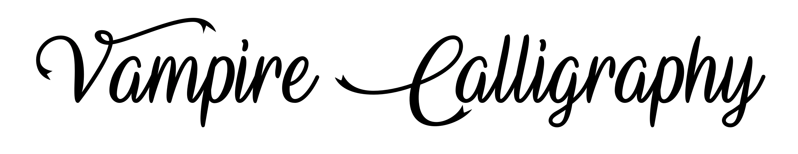 Vampire Calligraphy