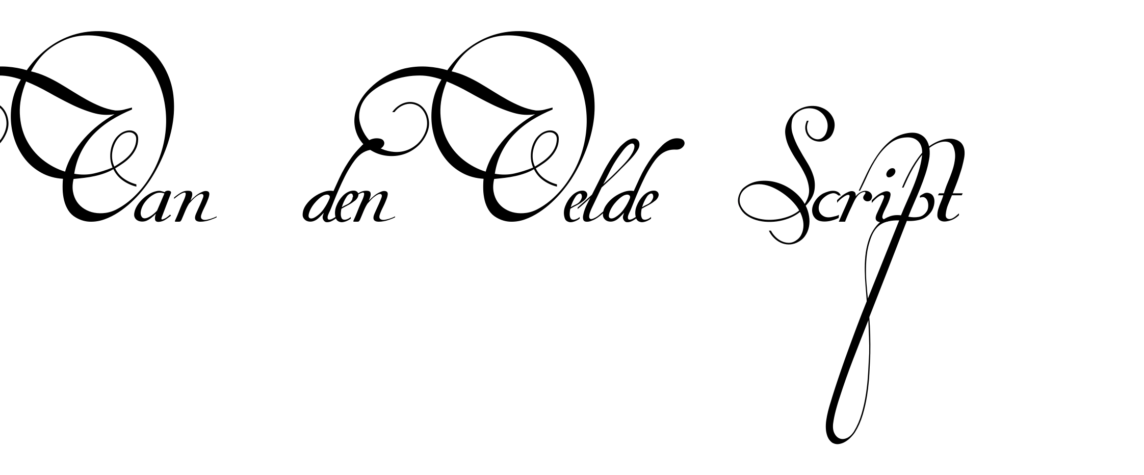 Van den Velde Script