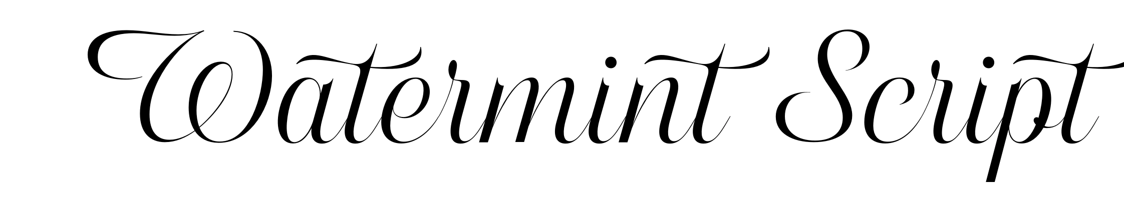 Watermint Script
