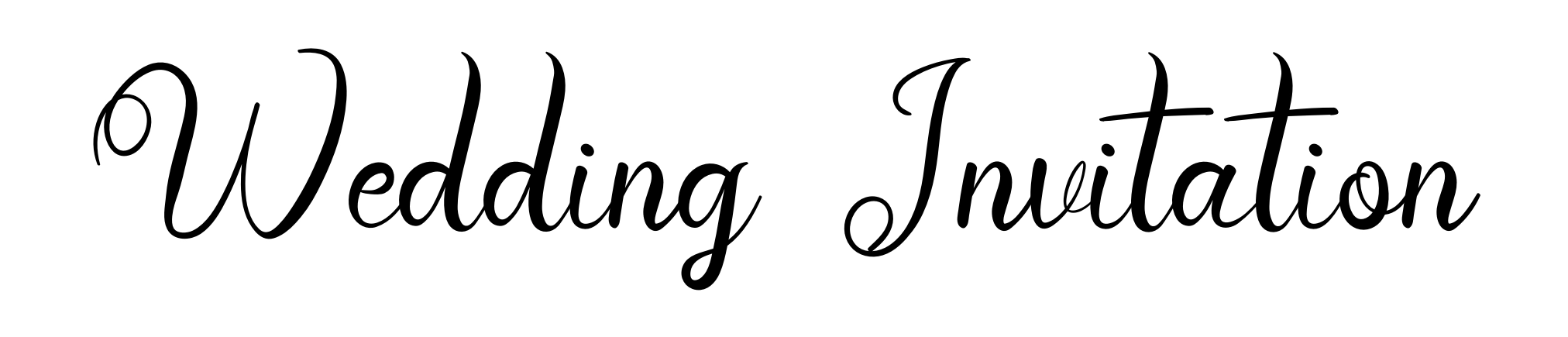 Wedding Invitation