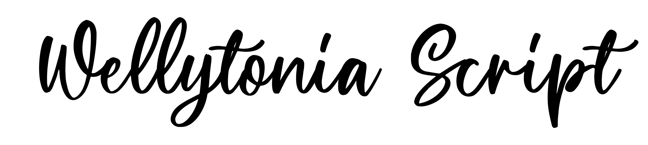 Wellytonia Script
