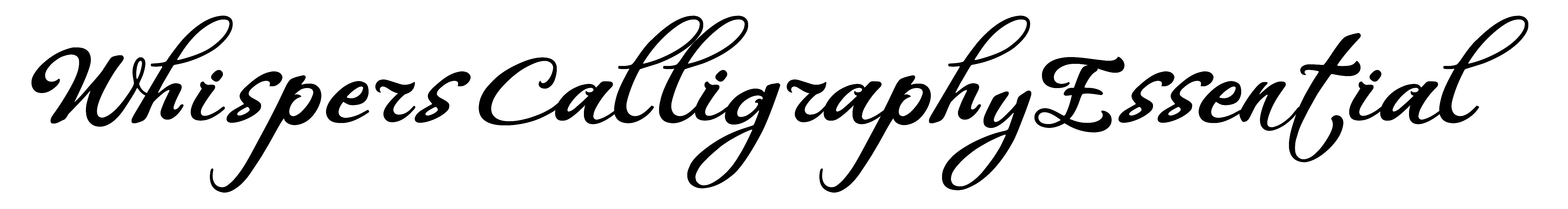 Whispers Calligraphy Essential