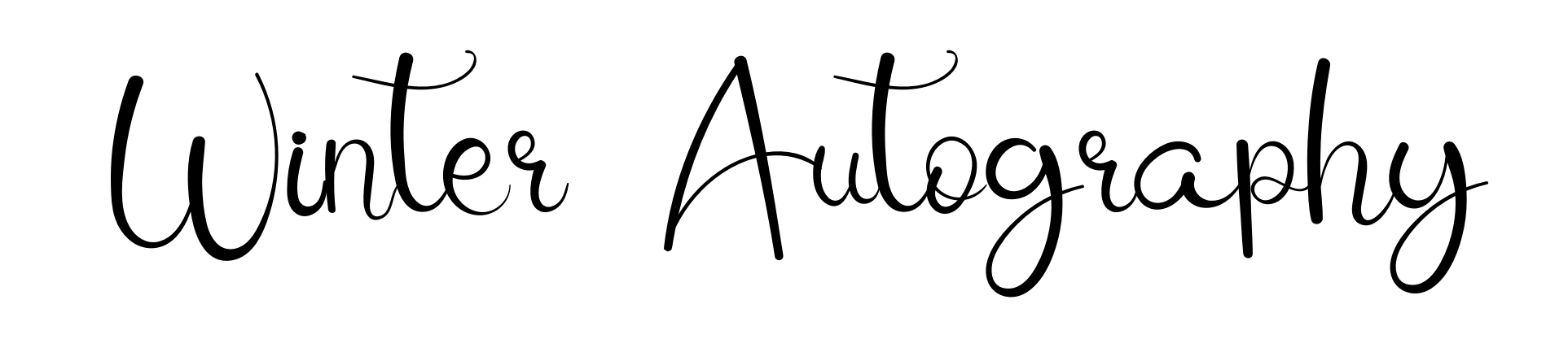 Winter Autography