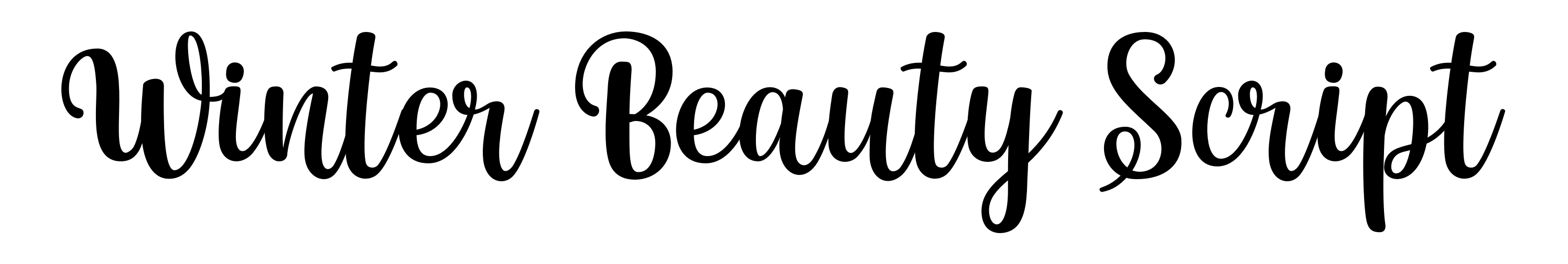 Winter Beauty Script