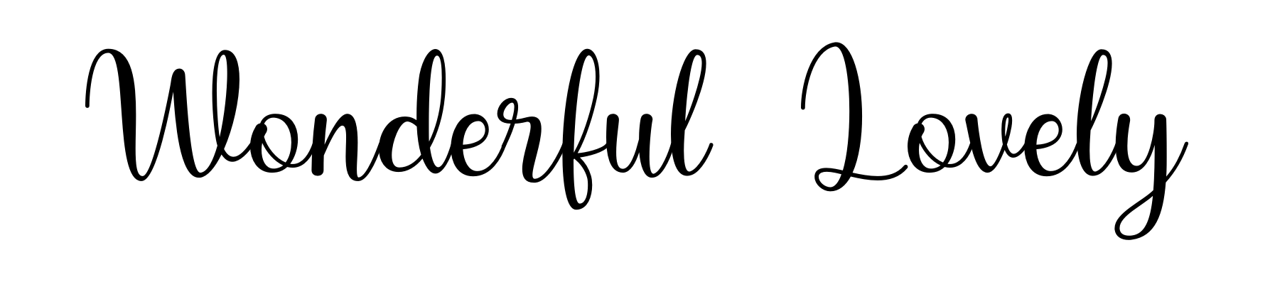 Wonderful Lovely