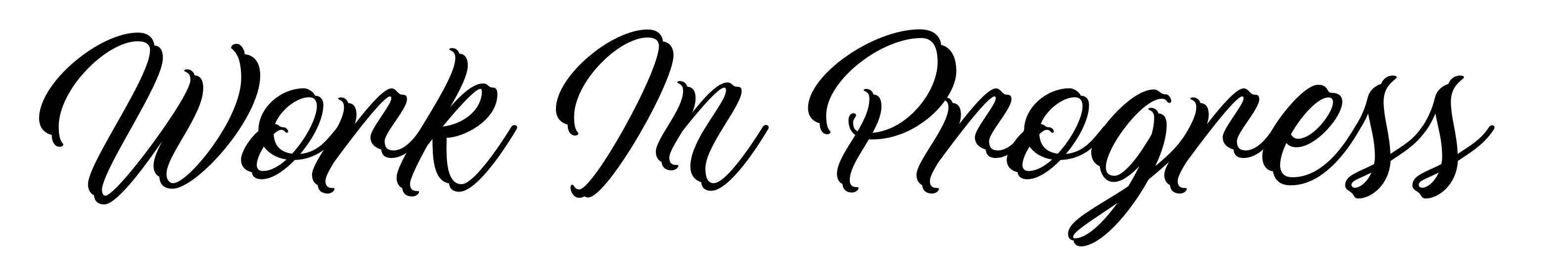 Work In Progress