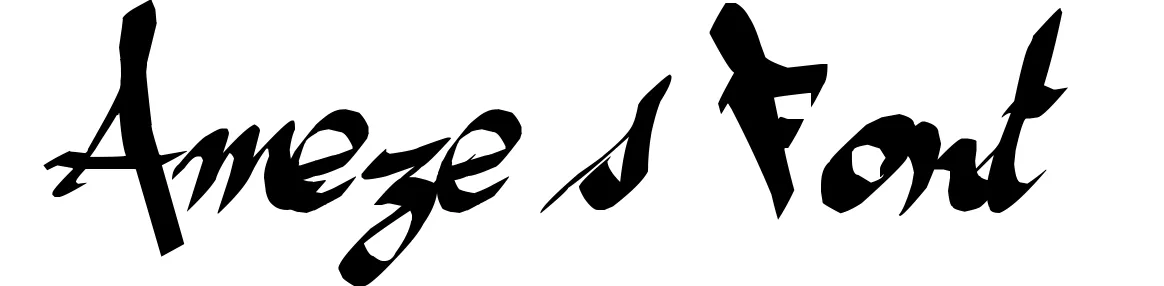Ameze's Font