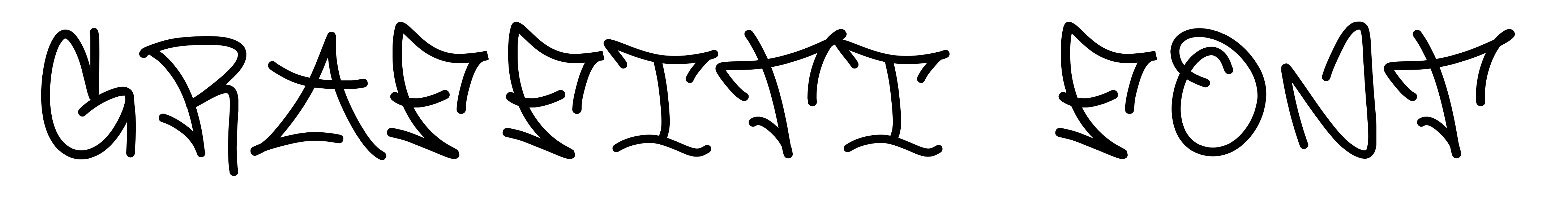 Graffiti font