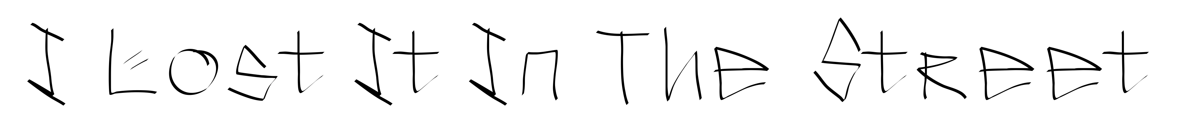 I Lost It In The Street