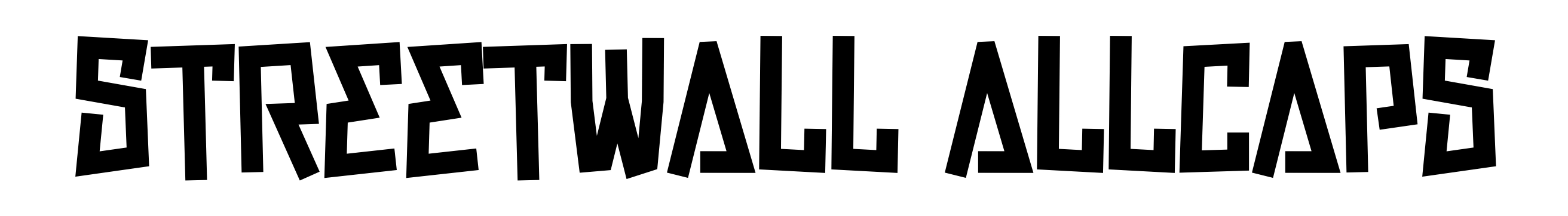 Streetwall Allcaps