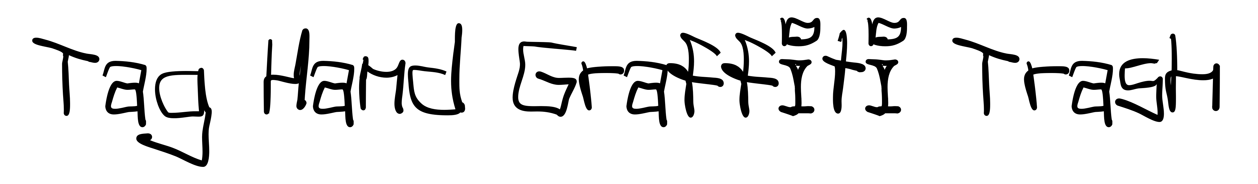 Tag Hand Graffiti Trash