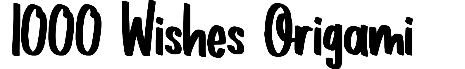 1000 Wishes Origami