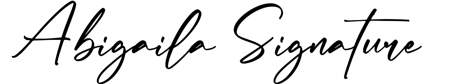 Abigaila Signature