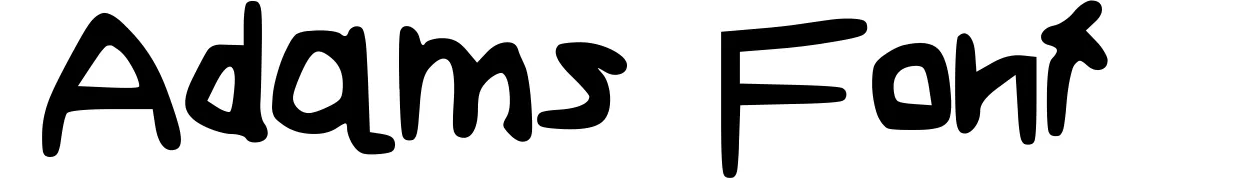 Adams Font