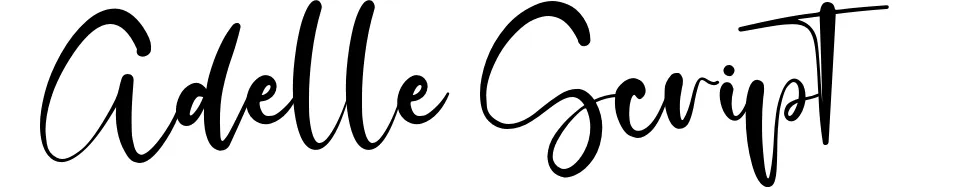 Adelle Script