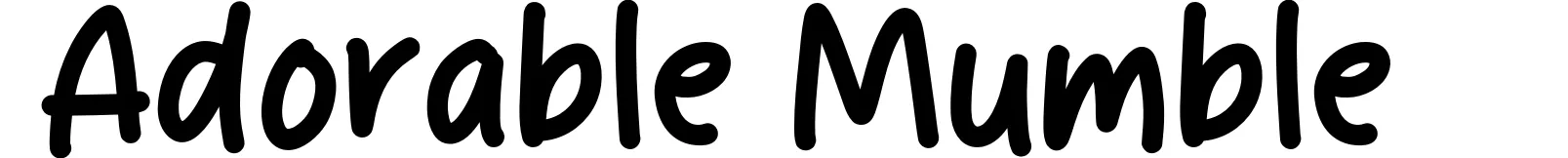 Adorable Mumble