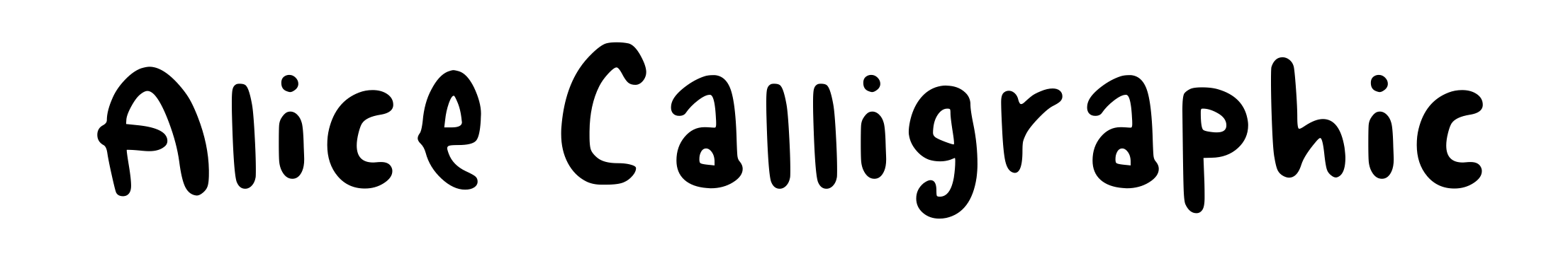 Alice Calligraphic
