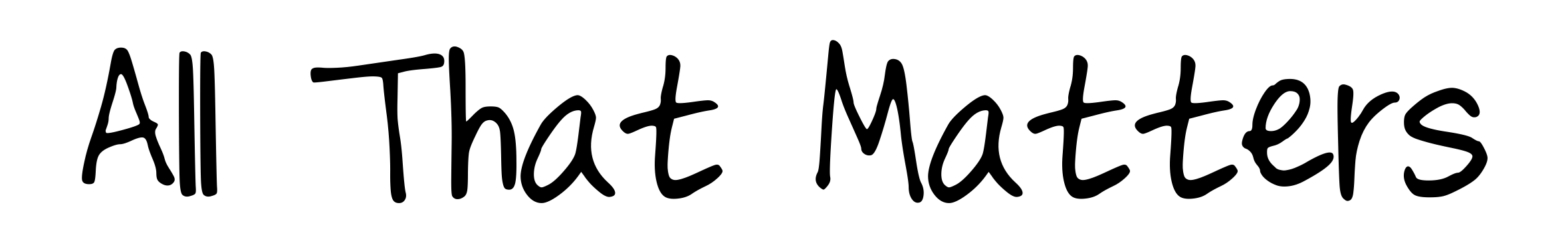All That Matters