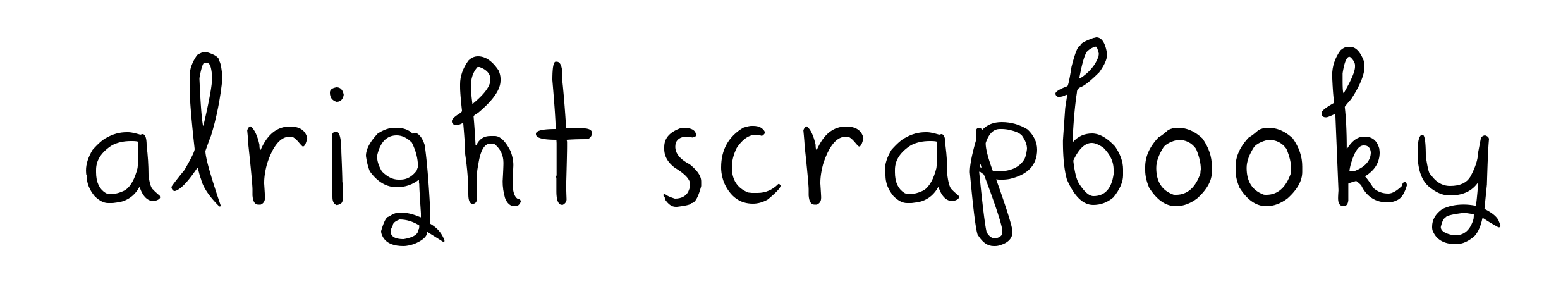 Alright Scrapbooky