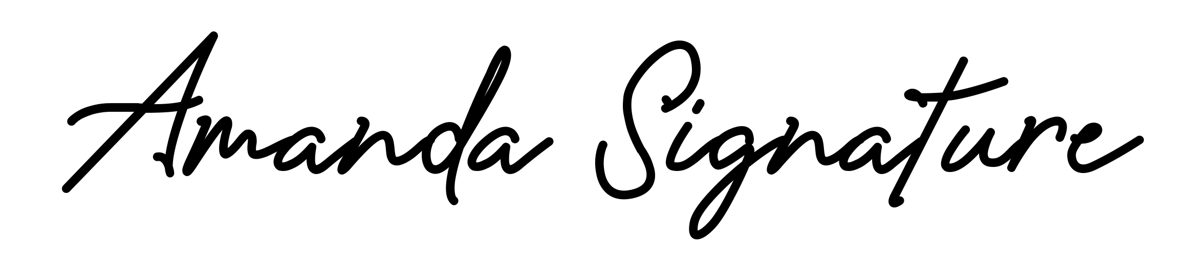 Amanda Signature