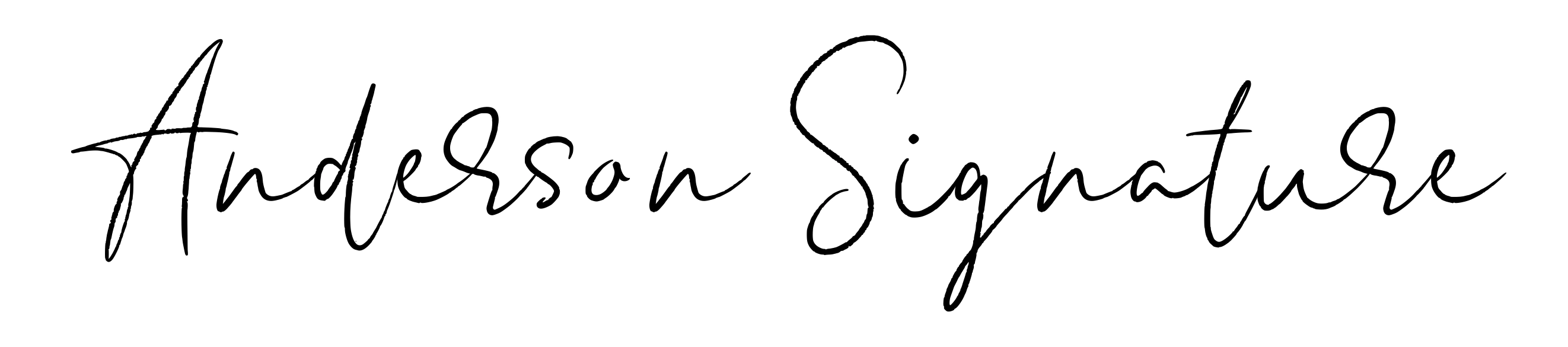 Anderson Signature