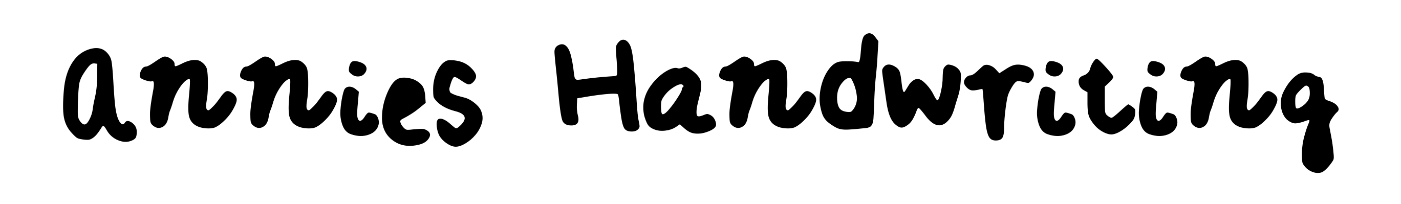Annies Handwriting