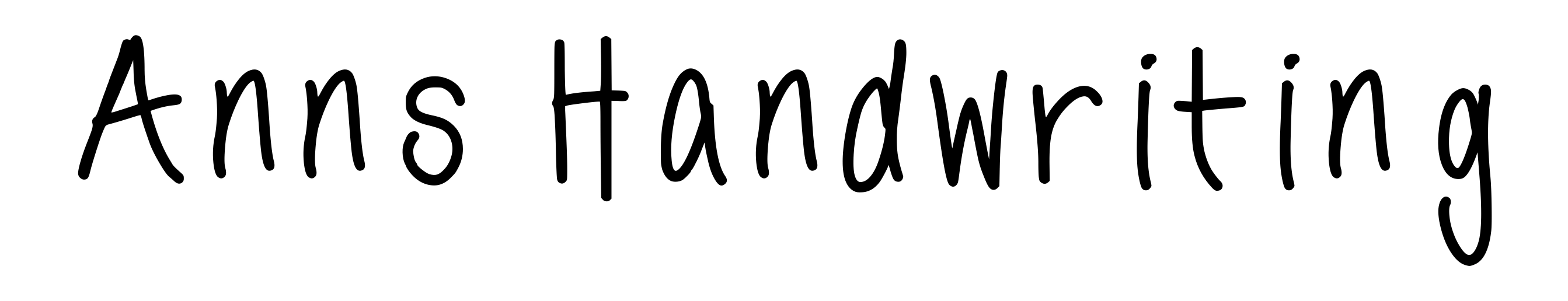 Anns Handwriting