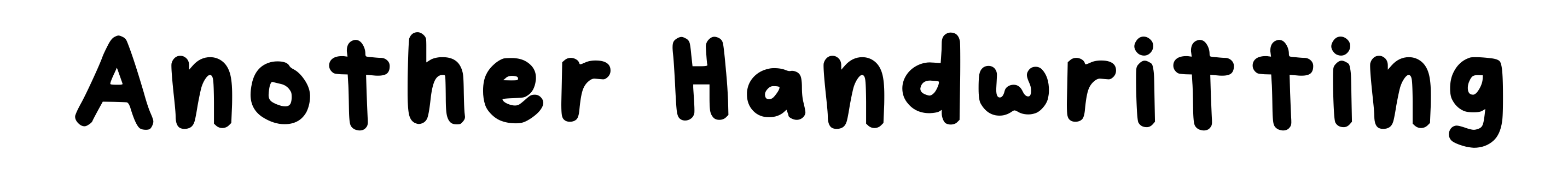 Another Handwritting