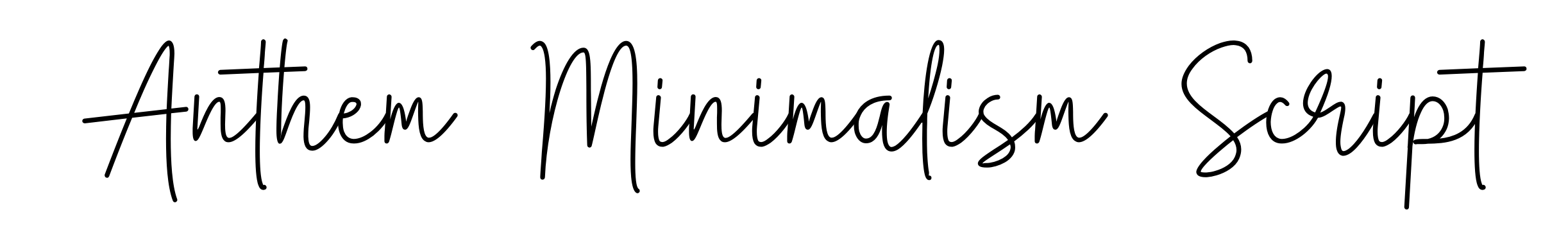 Anthem Minimalism Script