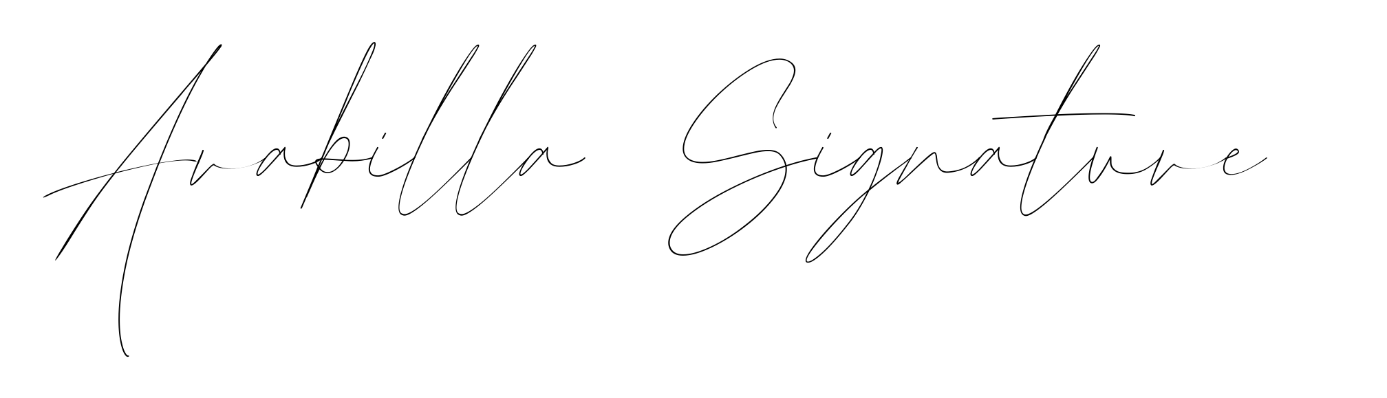Arabilla Signature