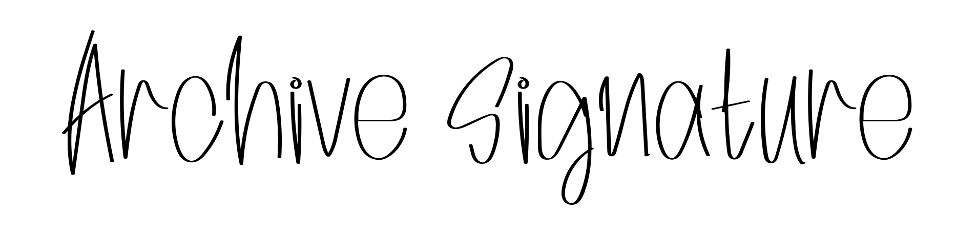 Archive Signature