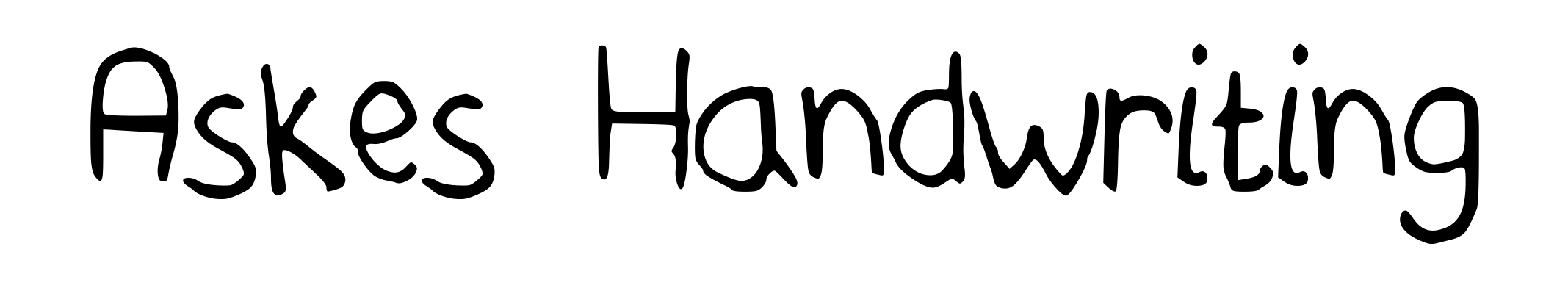 Askes Handwriting