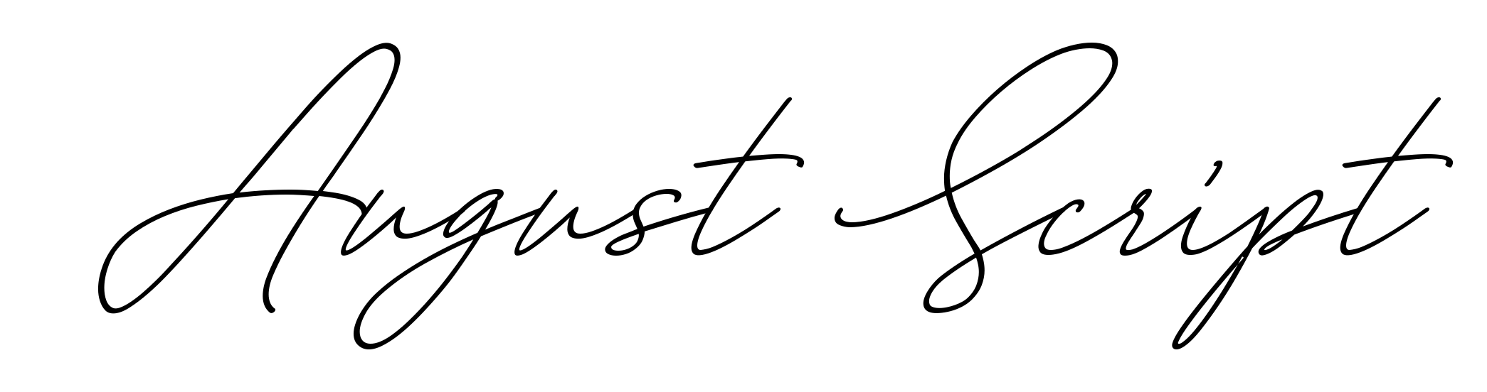 August Script