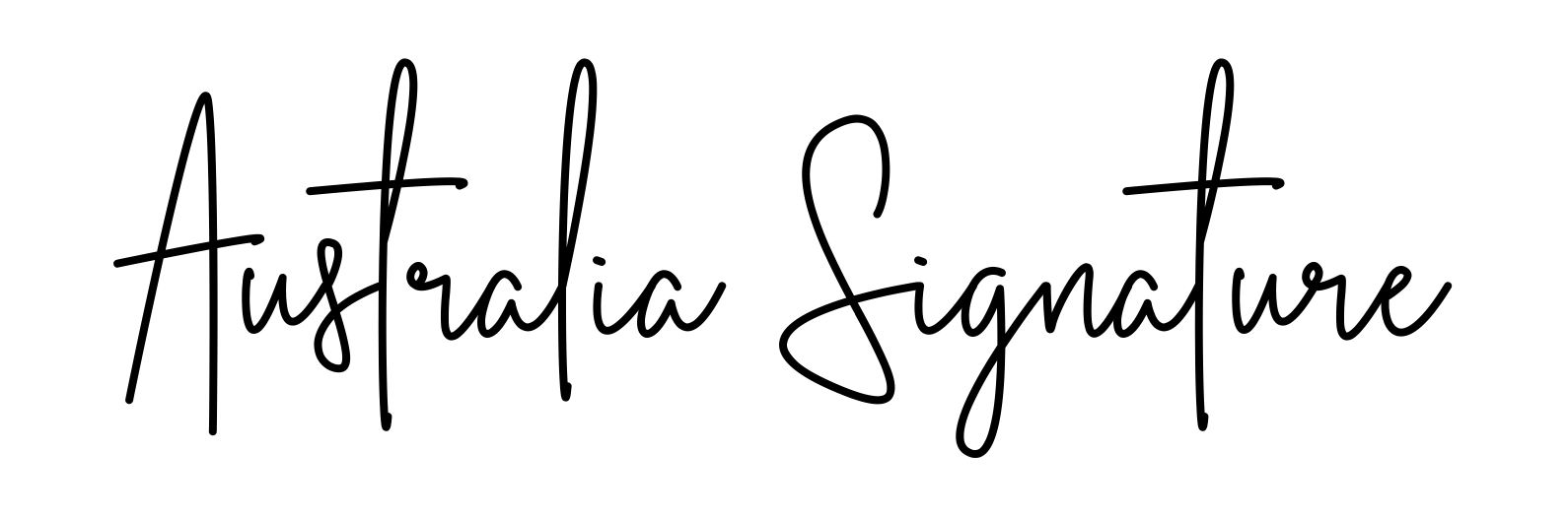 Australia Signature
