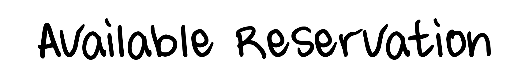 Available Reservation