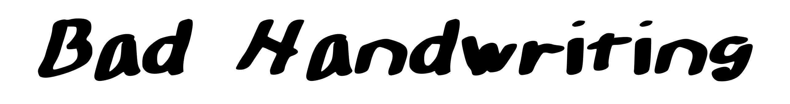 Bad Handwriting
