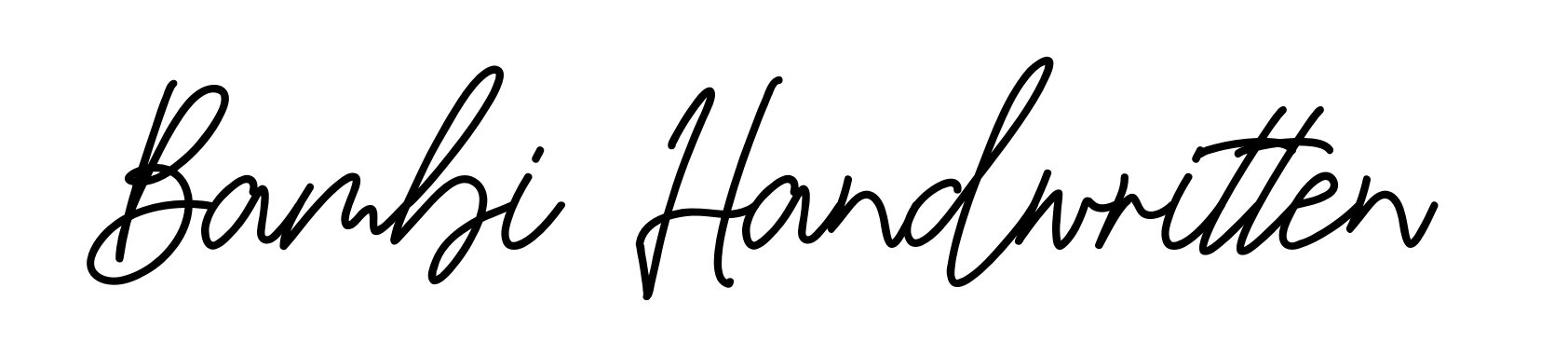 Bambi Handwritten