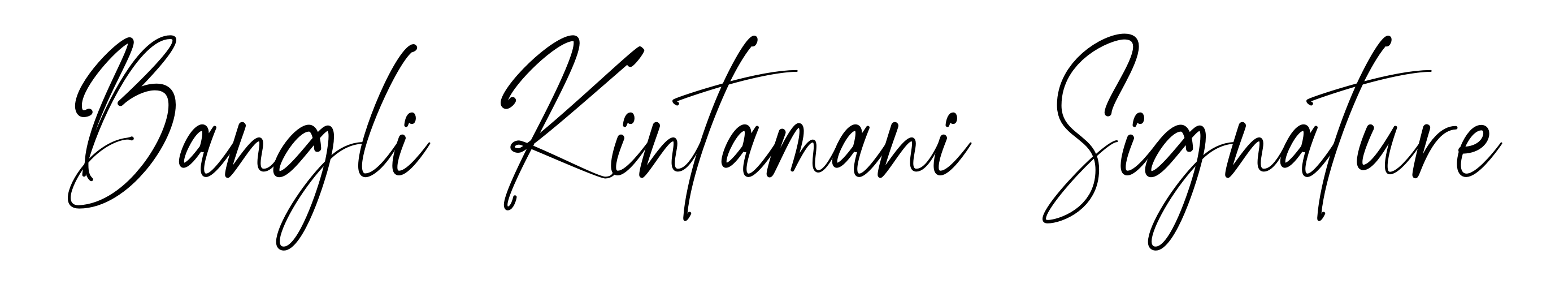 Bangli Kintamani Signature