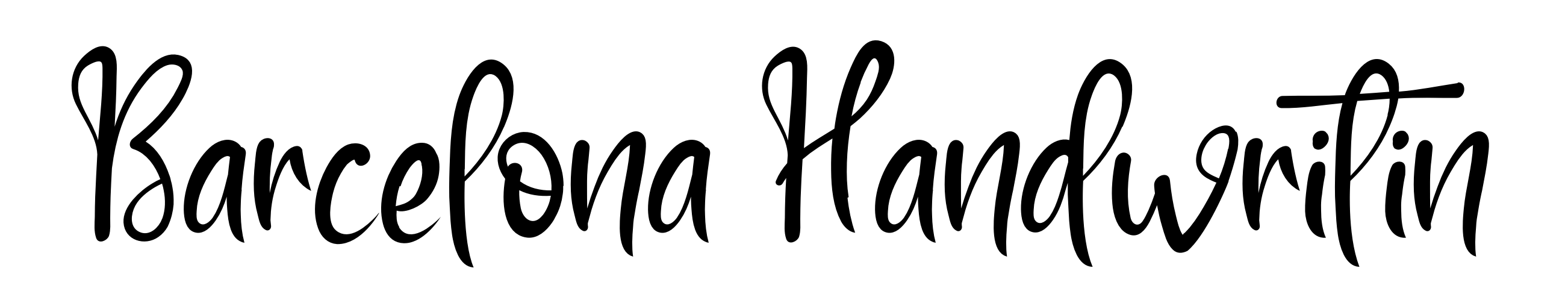 Barcelona Handwritin
