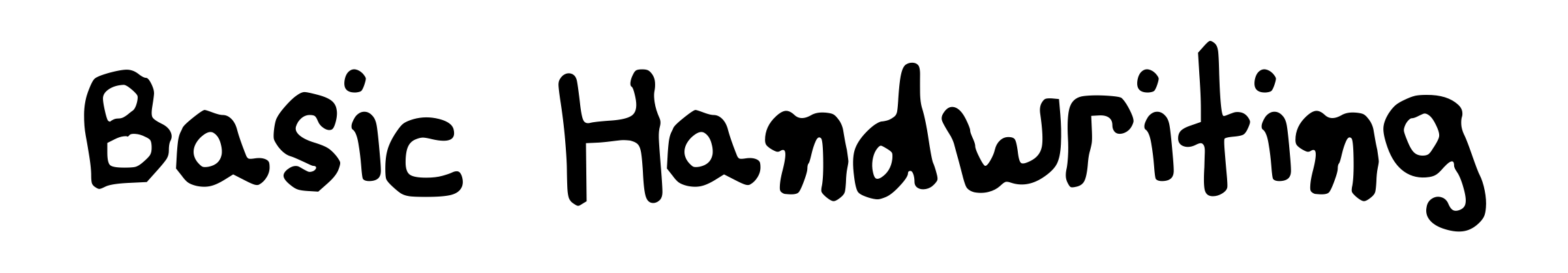 Basic Handwriting
