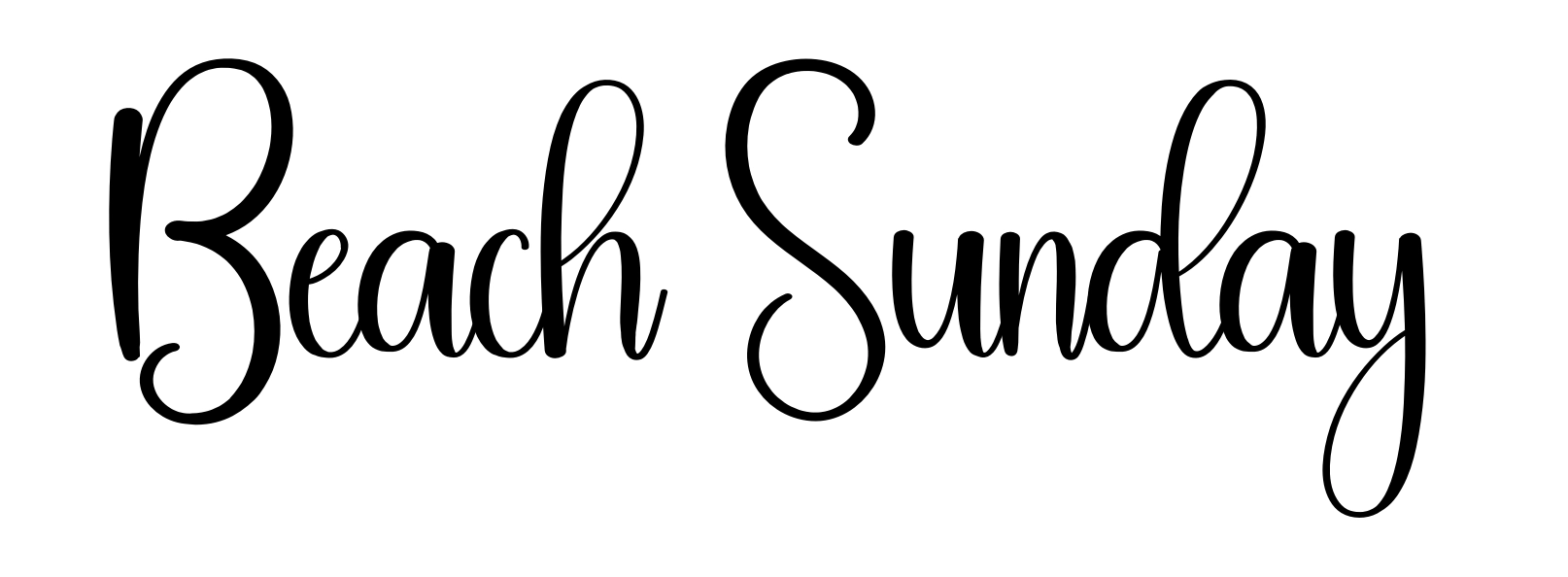 Beach Sunday