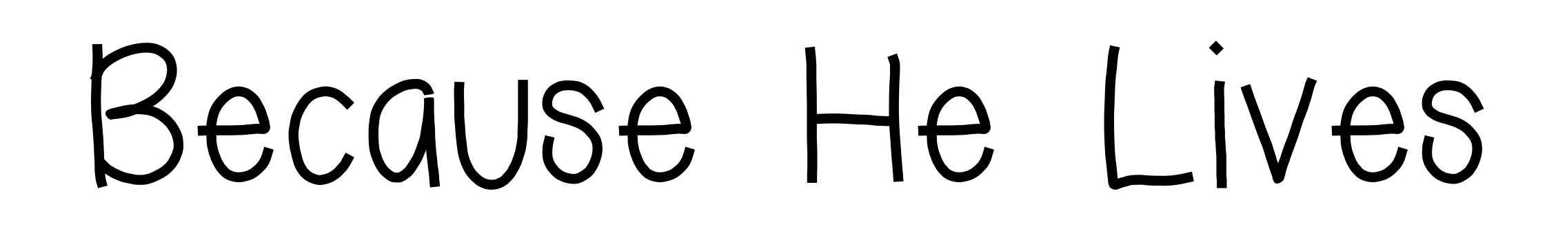Because He Lives