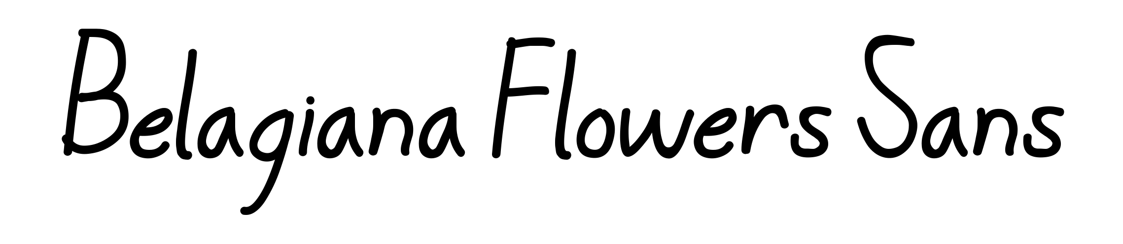 Belagiana Flowers Sans