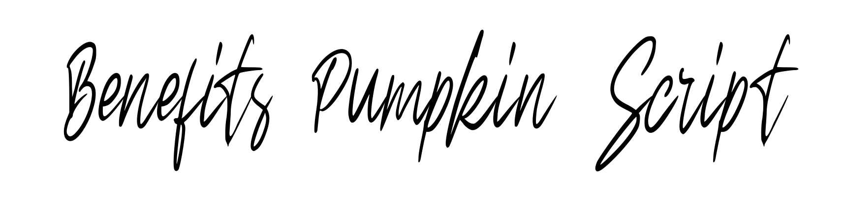 Benefits Pumpkin Script